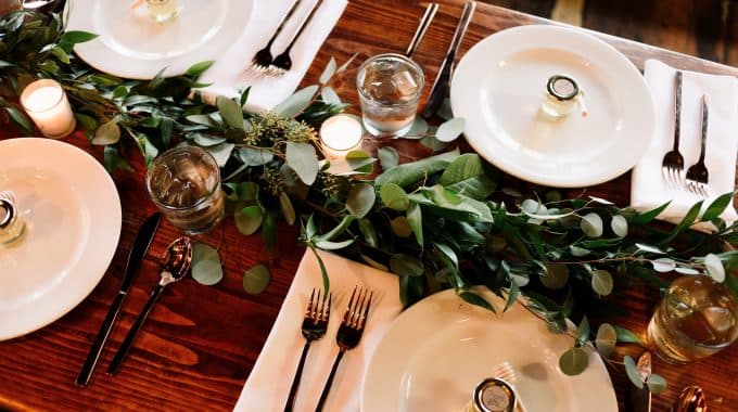 Julbord på julafton i Stockholm